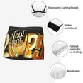 thumbnail image 3 of Pofeuu Happy New Year 2025 C Print Men’s Boxer Briefs, Moisture-Wicking Underwear, Regular,Trunk-Small, 3 of 5