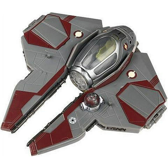 Obi-Wan Kenobi to Jedi Starfighter Action Figure Dark Gray Star Wars