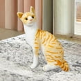 thumbnail image 6 of Kokiya Cat Toy Collectible Home Decoration Realistic Cat Doll for Teens yellow 25cm, 6 of 9