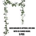 thumbnail image 5 of 41 FT Pink-White Hanging Ivy for Home, Wedding, Office & Garden Décor Artificial Rose Vine Flowers, 5 of 5