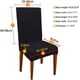 thumbnail image 5 of Fundas para sillas, fundas elásticas extraíbles y lavables para sillas de comedor, fundas elásticas para sillas de comedor, 5 of 8
