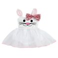 thumbnail image 1 of Robe Pâques Bébé Fille Lapin Paillettes Dentelle Romper Combinaison Tutu Jupe, 1 of 5