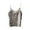 Grey, variant on Tank Top For Women Sequin Top Carnival Shiny Glitter Sleeveless Vest Solid Color Sparkle Camisole Top Fashion Summer Casual Outfit For Party V Neck