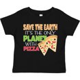 thumbnail image 3 of Inktastic Save the Earth. Its the Only Planet with Pizza. Boys or Girls Toddler T-Shirt, 3 of 5