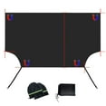 thumbnail image 3 of Windscreen Sun Shade Magnetic Car Sun Shade Cover Car Front Windshield Snow Protective Cover Magnetic Car Sun Shade Cover With Flap And  Strap Car Front Windshield Snow Protective, 3 of 8