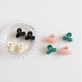 thumbnail image 3 of CSChome Hair Pin 4Pcs Transparent Candy Color Non-Slip Side Bangs Hairpin Bowknot Shape Princess Small Hair Clip Styling Accessories Small Hair, 3 of 7