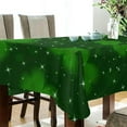 thumbnail image 3 of 60"x90" St Patrick's Day Clover Tablecloth, Waterproof Washable Polyester Square Table Cover Durable Tablecloth for Kitchen Dining Table Party Decor, 3 of 7