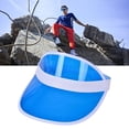 thumbnail image 3 of ENJOYW Transparent Visor Hats UV-proof Sweat Absorb Outdoor Supplies Sun Protection Transparent Beach Visor Cap for PicnicPolyest, 3 of 7