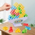 thumbnail image 3 of 64pcs Tetra Tower Balance Stacking Blocks Game, Board Game for 2 Players + Family Game [DB], 3 of 5
