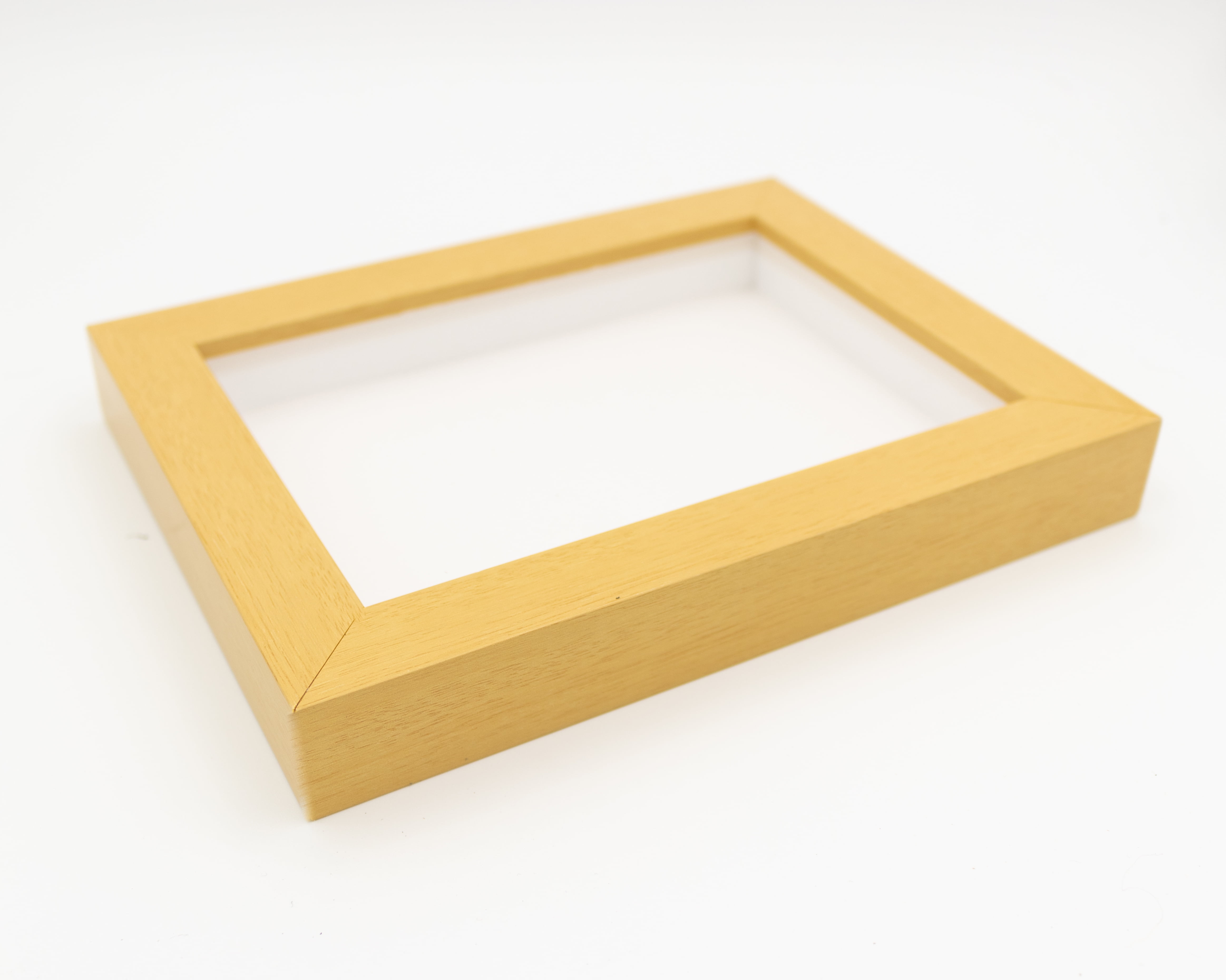 Yellow Square Wooden Picture/ Photo Frame 10x10" 