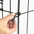 thumbnail image 2 of MidWest Homes for Pets Replacement Exercise Pen Swivel Snaps, Black, Pack of 4, SNAPB-4, 2 of 5