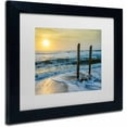 thumbnail image 2 of Trademark Fine Art 'Kissed by the Sea' Canvas Art by PIPA Fine Art, White Matte, Black Frame, 2 of 4
