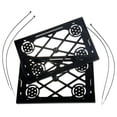 thumbnail image 3 of Shopping Cart Trolley Frame, Double-Sided Sign Holder, Attaches to Front of Shopping Cart Or Back of Child Seat, Holds 7 Inch by 11 Inch Signs, Pack of 10, 3 of 4