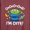 thumbnail image 3 of Toy Story - Alien Ooh I'm Cute - Women's Lightweight French Terry Long Sleeve Shirt, 3 of 5