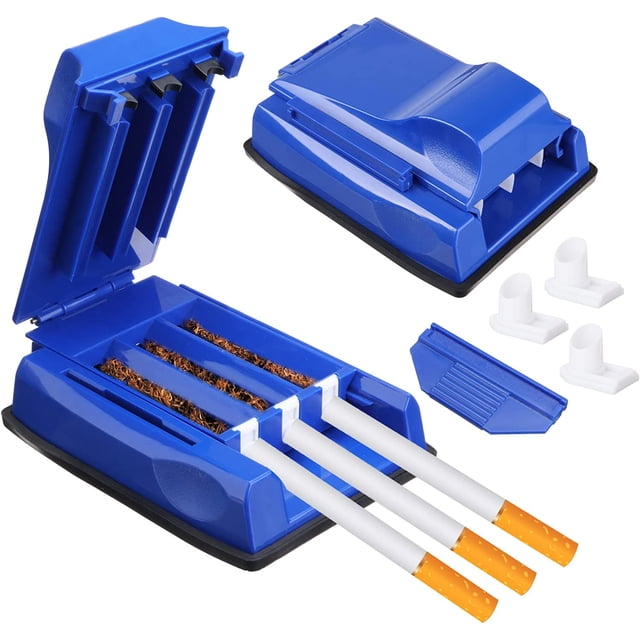 Máquina para liar cigarrillos, máquina de llenado de tubos para hacer tabaco con tubo manual para enrollar cigarrillos de tres tubos JM MX-0137712FYD
