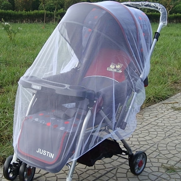 Baby stroller mosquito net cover, insect repellent cover, safety protection, breathable silk material - baby stroller accessories