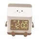 thumbnail image 2 of Despertador para dormitorio, reloj de cabecera, juego de 3 alarmas, temporizador de de dibujos animados silencioso, reloj de , MARRÓN Marrón Sunnimix Despertadores digitales, 2 of 8