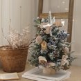 thumbnail image 1 of 2023 New Christmas Tree Home Desktop Small Light Decorations Christmas Mini Ornaments Ins Diy Mini Christmas Tree Girl Gift, 1 of 5
