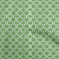 thumbnail image 1 of oneOone Cotton Poplin Twill Light Green Fabric Geometrical Quilting Supplies Print Sewing Fabric By The Yard 56 Inch Wide, 1 of 4