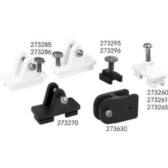 Sea Dog Line 354-2736301 Curved Windshield Hinge - Black