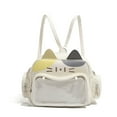 thumbnail image 1 of Y2K Cyber Cat Themed Multi-Functional Backpack - Convertible Handbag/Single Shoulder/Double Shoulder with Inner Divider, Lightweight 0.42KG, 28x12x20CM, Spacious for Phone/Cosmetics/Glasses,, 1 of 7