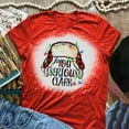 thumbnail image 2 of DPTALR T-Shirt Imprimé à Manches Courtes Imprimé Tops Lettre Femmes Drôles de Noël, 2 of 3