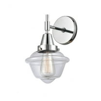 447-1W-PC-G532-Innovations Lighting-Oxford - 1 Light Wall Sconce-11 Inches Tall and 7.5 Inches Wide-Polished Chrome Finish-Clear Glass Color