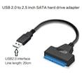 thumbnail image 4 of Techinal Câble Convertisseur Adaptateur USB 3.0/2.0/Type C vers Disque Dur SATA 2.5 Pouces pour HDD/SSD 2.5 Pieds', 4 of 14