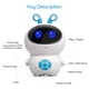 thumbnail image 3 of Pequeño robot inteligente blanco robot acompañante infantil enseñanza sincrónica wifi inte Abanopi Robot educativo, 3 of 6