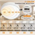11.8 Inch Hallway Led Low Profile Flush Mount Ceiling Light Fixture ...