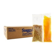 Snappy Snap-Paks All in One Popcorn Portion Packets for 6 oz Popping Machine, Kernels, Oil, and Salt, 24 Count