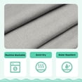 thumbnail image 4 of No Hook Slub Textured Shower Curtain with Snap-in PEVA Liner, Mesh Window - Dark Gray, 71 x 74, 4 of 6