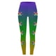 thumbnail image 3 of MKLEKYY Leggings deportivos casuales de yoga con estampado de carnaval para mujer, leggings de moda, 3 of 3