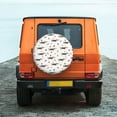 thumbnail image 6 of Sikiie Dachshund Dog PVC Leather Spare Tire Wheel Cover Spare Tire Cover, for Car Truck SUV Camper Trailer Universal Fit(14-17in)-17 inch, 6 of 6