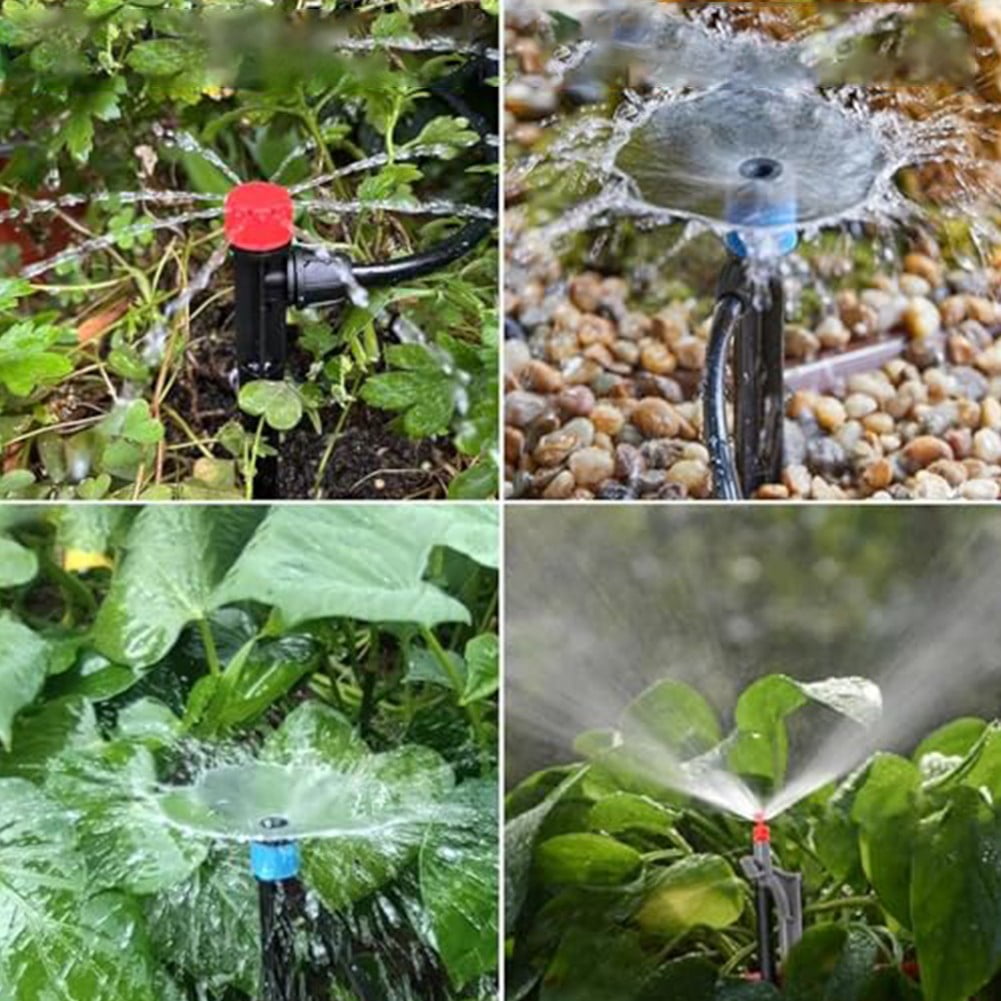 Dleadar 98.43FT Drip Irrigation Kits Automatic Drip Irrigation System with Tubing Hose Home Decor