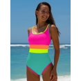 thumbnail image 4 of Traje de baño de una pieza popvil 2025 Tummy Control para mujer, 4 of 7