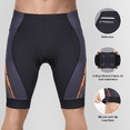 thumbnail image 6 of Men's shorts,-slip Size L Size L Color Padded Road Biker 4d Padded Road Biker With Side Road Biker With Side Zipper Pocket Bike 4d Padded Men's Zipper Pocket -slip Bike Paded L, 6 of 6