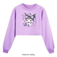 thumbnail image 2 of Sudadera con capucha para adolescentes y niñas, informal, con estampado de melodía Kuromi, de manga larga, con dibujos animados, para otoño, 2 of 5