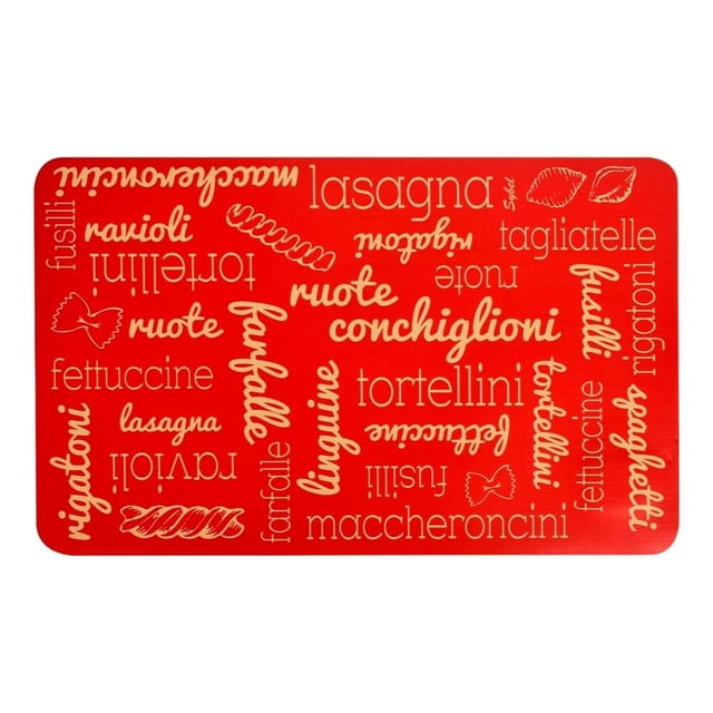 Mantel Individual Sybel Pastas 44 x 29 cm Rojo