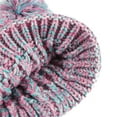 thumbnail image 4 of Kids Winter Beanie Hat Girls Knitted Beanie Hat with Double Pompom Toddler Warm Beanie Cap, 4 of 9