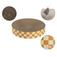 thumbnail image 4 of THE LICKER STORE Nelson 20.13" Modern Cardboard Round Bowl Cat Scratcher with Catnip, Citrus, CSR1010G, 4 of 6