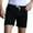 Black, variant on Mlzmgr Gym Shorts for Men Cotton 5 Inch Inseam Elastic Waist with Pocket Moisture Wicking Workout Shorts for Men
