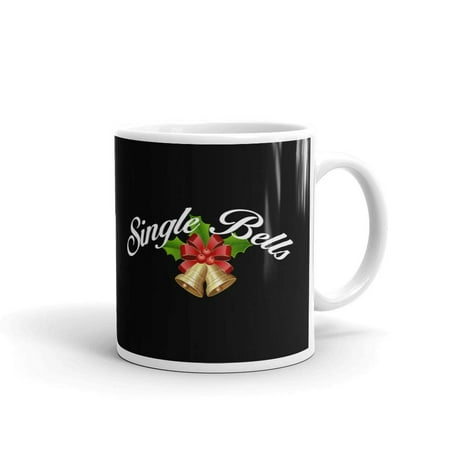 Single Bells Christmas Song Single Bells Funny Christmas Holiday Coffee Tea Ceramic Mug Office Work Cup Gift 11oz ()