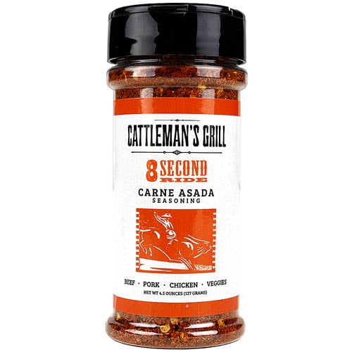 Cattleman's Grill 8 Second Ride Carne Asada Seasoning 4.5 Oz. Spiciest