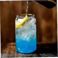 thumbnail image 3 of 2 pcs Drinking Glass with Bamboo Lid, Glass Beer Glass Juice Glass Durable Transparent Glasses For Drinks Ice Water (550ml), 3 of 4