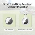 thumbnail image 5 of 4 Pack Waterproof AirTag Keychain Case for Apple AirTag Dog Cat Collar Tracker Keychain Soft Full Body Shockproof Locator Protective Cover, 5 of 5