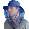thumbnail image 1 of Sombrero de cubo de protección solar Gorra de Safari con malla Anti mosquitos Insectos Red de abejas Abanopi Sombrero al aire libre, 1 of 7