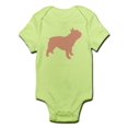 thumbnail image 1 of CafePress - Pink French Bulldog Infant Bodysuit - Baby Light Bodysuit, 1 of 1