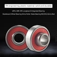 thumbnail image 2 of 10 Pcs 608-2RS Roulements Intégrés pour Longboard Roulements de Roue de Planche à Roulettes Roulements à Roulettes en Ligne 8X22X12.6mm, Rouge, 10 * Roulements de Planche à Roulettes, Rouge, 2 of 8