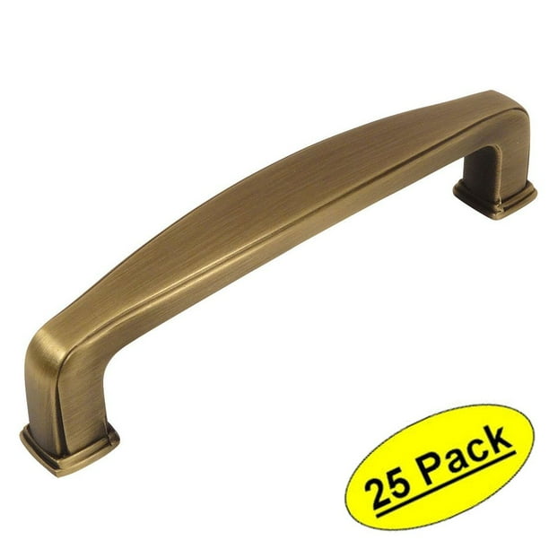 Cosmas 4389BAB Brushed Antique Brass Modern Hardware Handle